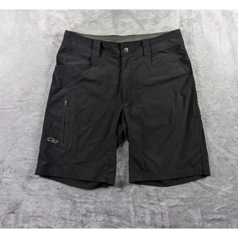 Outdoor Research Ferrosi Shorts Mens 32 Black 10" Inseam Stretch Nylon Outdoor